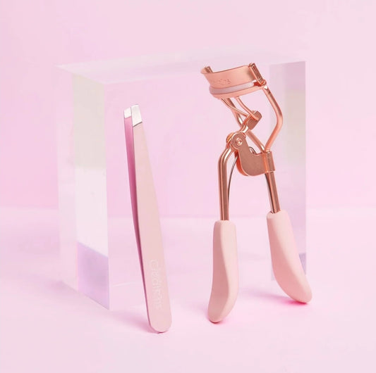 EYELASH CURLER & TWEEZERS