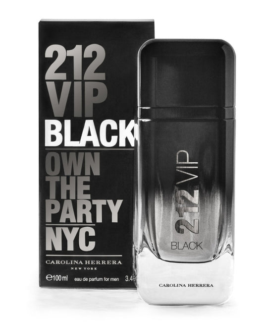 212 Vip Black Eau de Parfum Spray for Men by Carolina Herrera