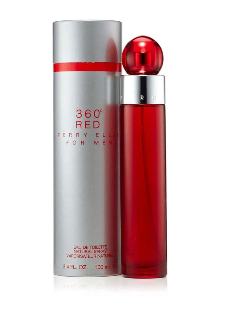 360° Red Eau de Toilette Spray for Men by Perry Ellis