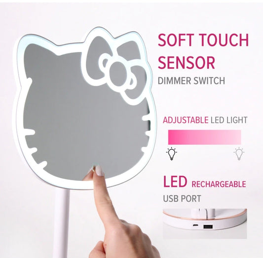 Hello Kitty - LED RECHARDGEABLE MIRROR