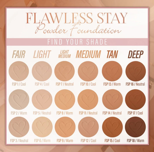 BEAUTY CREATIONS - FLAWLESS STAY POWDER FOUNDATION