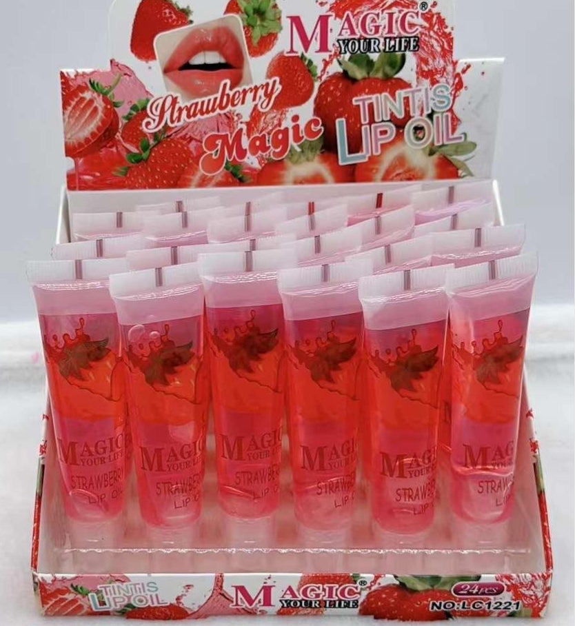 STRAWBERRY MAGIC LIP OIL TIN