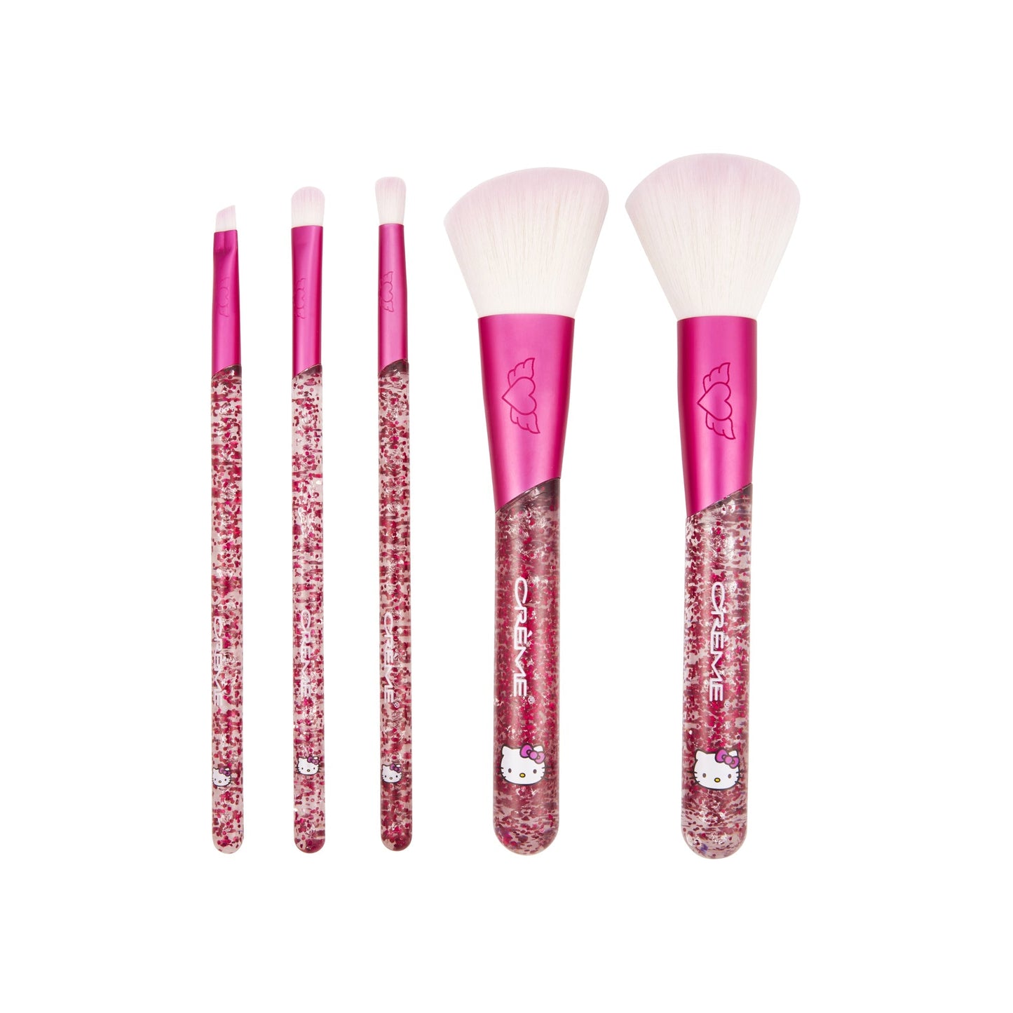 Hello Kitty Luv Wave Brush Collection Set- The creme shop