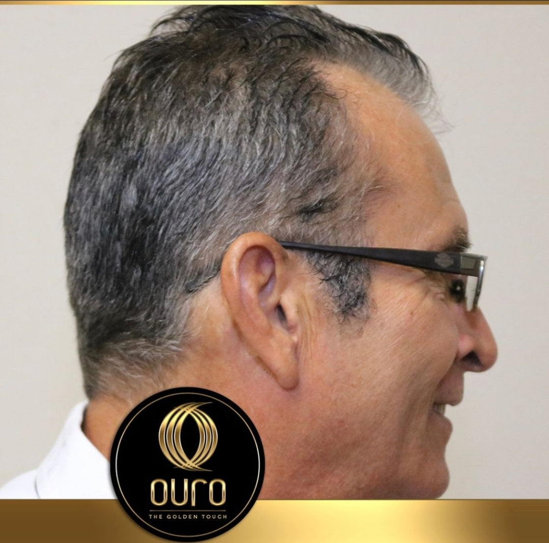 Ouro gel con tono negro cubre canas